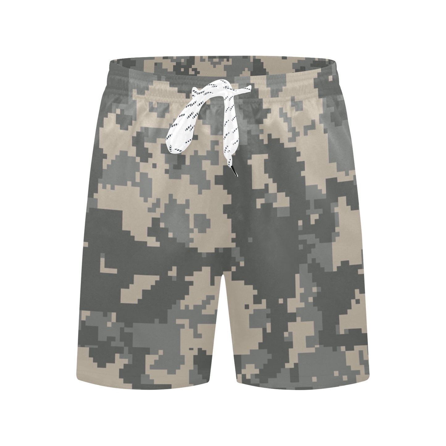 ACU Digital Camouflage Men's Swim Trunks Beach Shorts