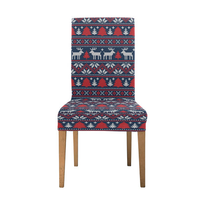 Reindeer Print Design LKS405 Dining Chair Slipcover