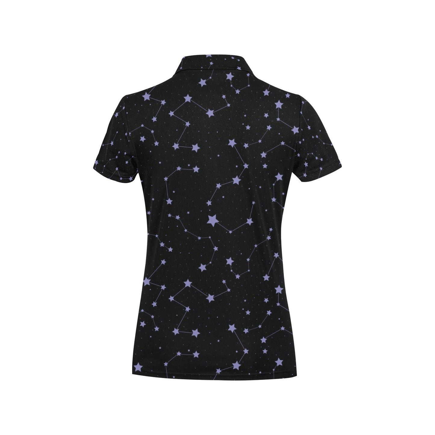 Star Print Design LKS303 Women's Polo Shirt