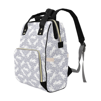 Snowmobile Print Design LKS302 Diaper Bag Backpack