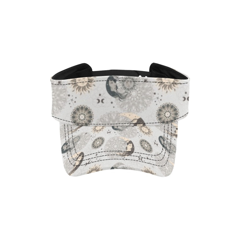 Sun Moon Print Design LKS302 Unisex Sun Visor