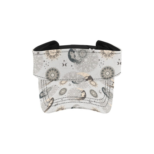 Sun Moon Print Design LKS302 Unisex Sun Visor