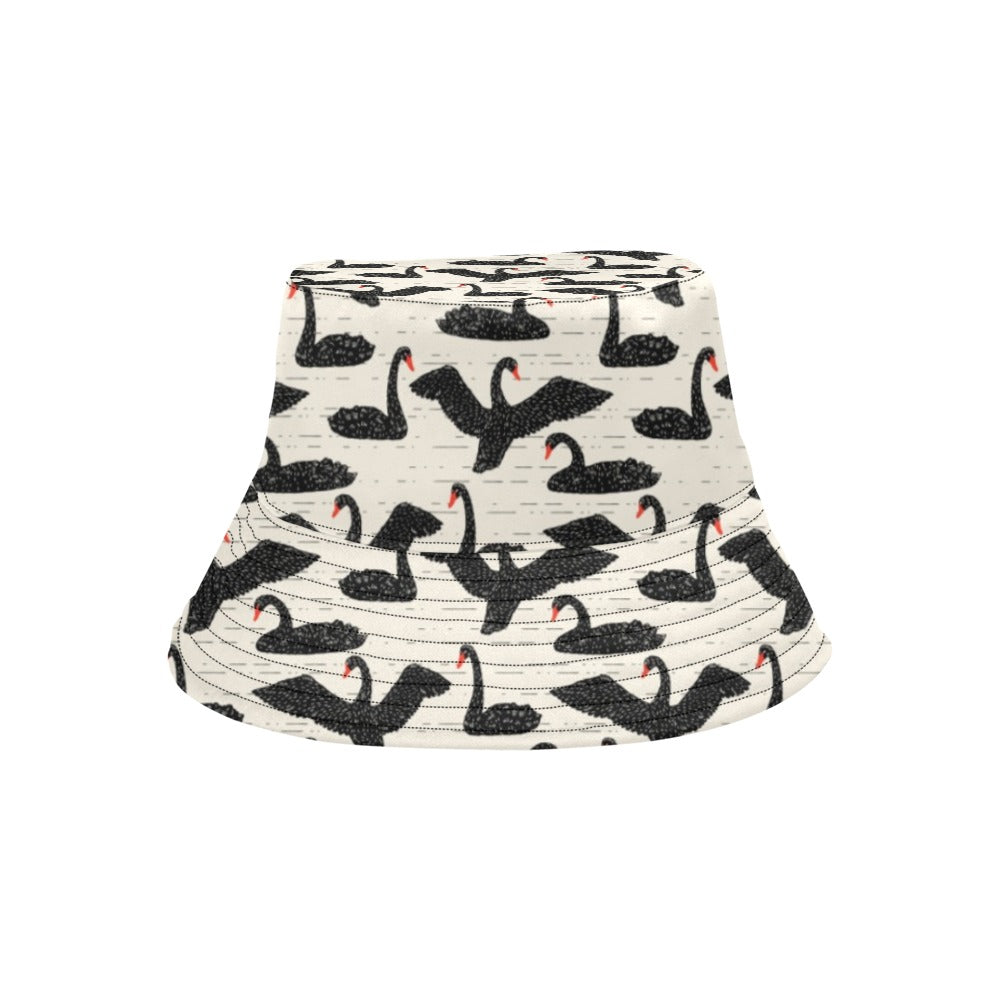 Swan Print Design LKS402 Unisex Bucket Hat