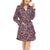 Suzani Print Design LKS303 Women's Fleece Robe