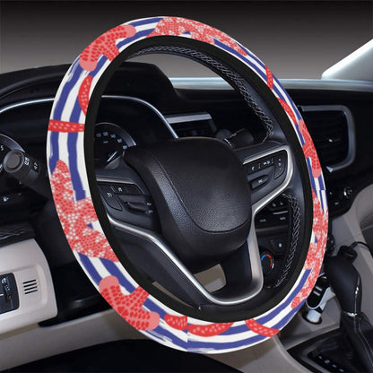 Starfish Print Design LKS401 Steering Wheel Cover with Elastic Edge