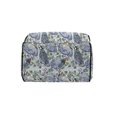 Guinea Fowl Print Design LKS402 Diaper Bag Backpack