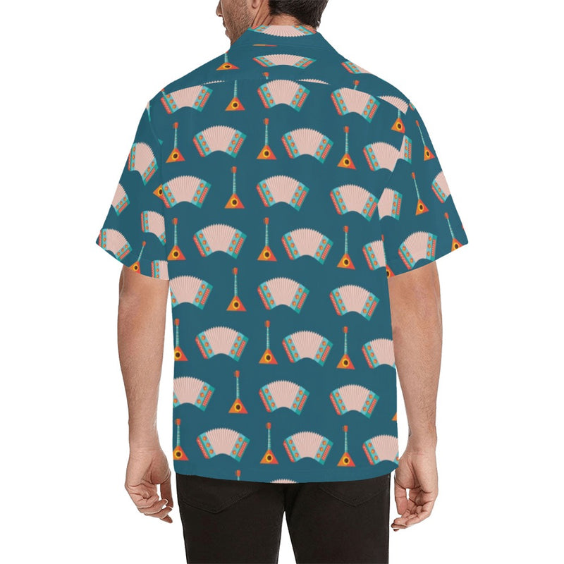 Accordion Print Design LKS402 Men's Men's Hawaiian Shirt