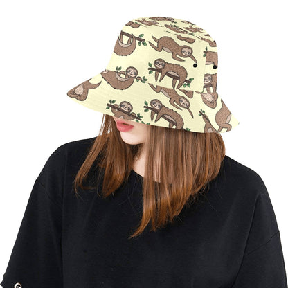 Sloth Print Design LKS3010 Unisex Bucket Hat