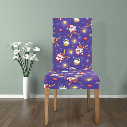 Ski Print Design LKS308 Dining Chair Slipcover