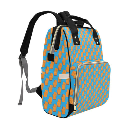 Waffle Print Design LKS304 Diaper Bag Backpack