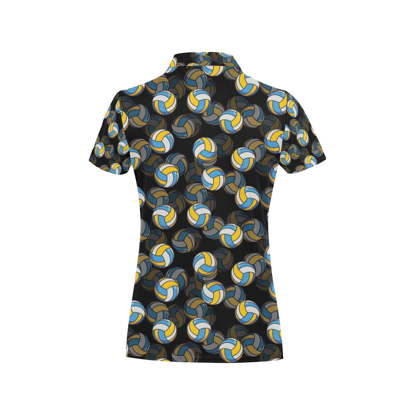 Volleyball Print Design LKS302 Women's Polo Shirt