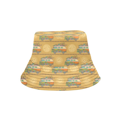 Hippie Van Print Design LKS304 Unisex Bucket Hat