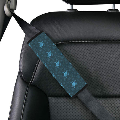 Sea Turtle Print Design LKS308 Car Seat Belt Cover