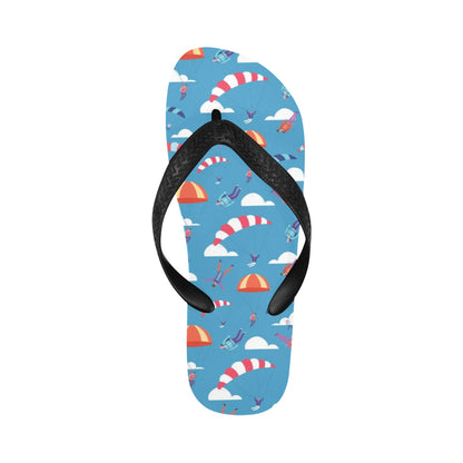 Skydiver Print Design LKS306 Flip Flops