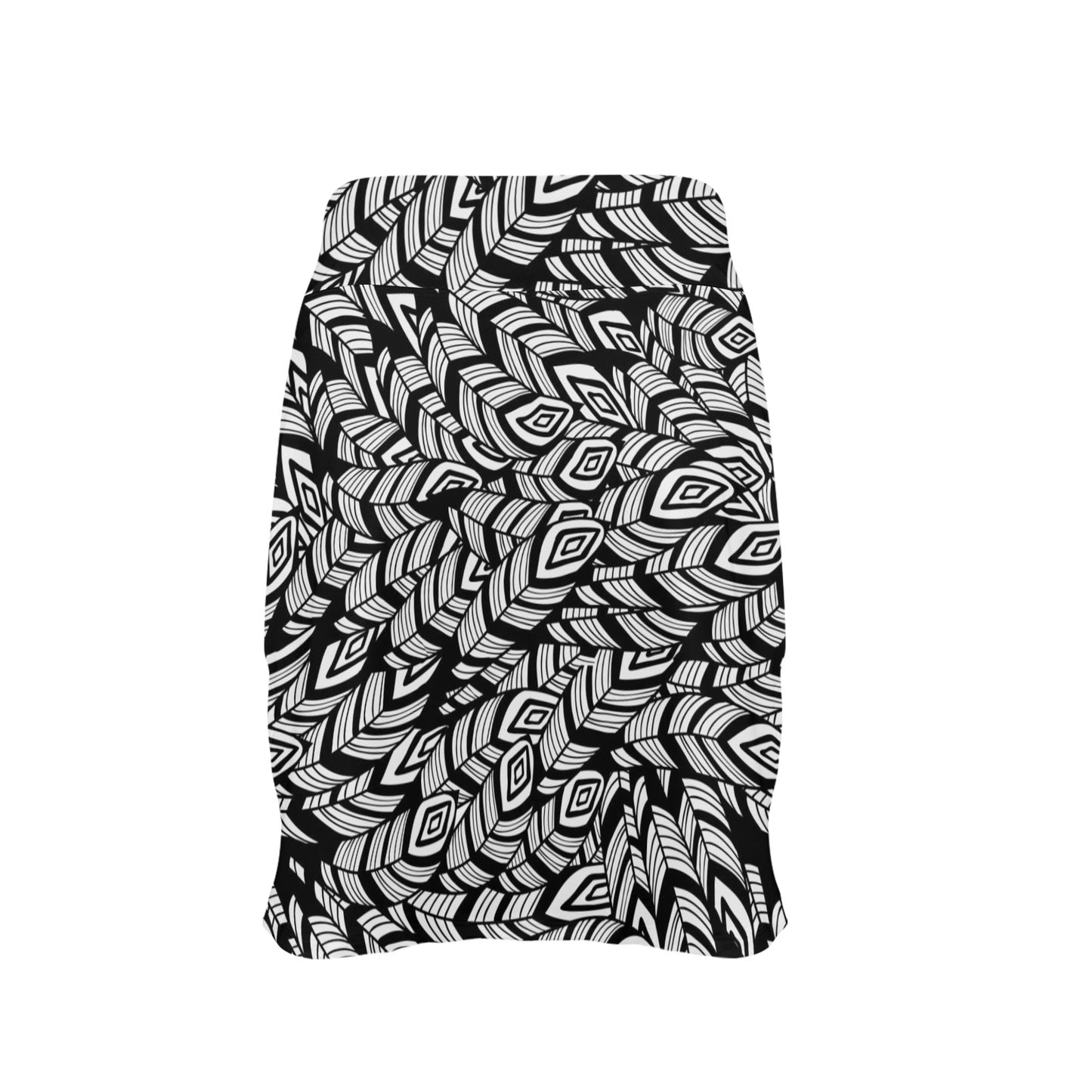 Tribal Pattern Print Design LKS302 17" Golf & Pickleball Skort with Pockets