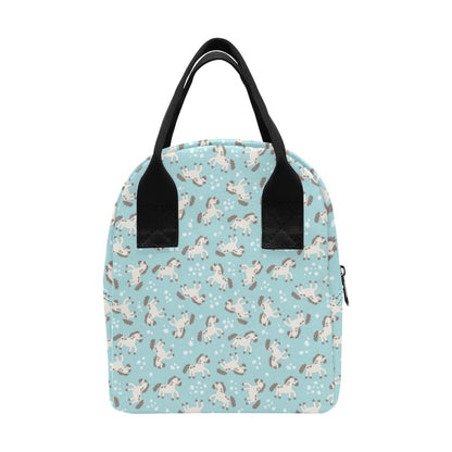 Horse Cute Print Design LKS306 Insulated Lunch Bag