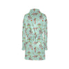 Sloth Print Design LKS305 Women's Fleece Robe