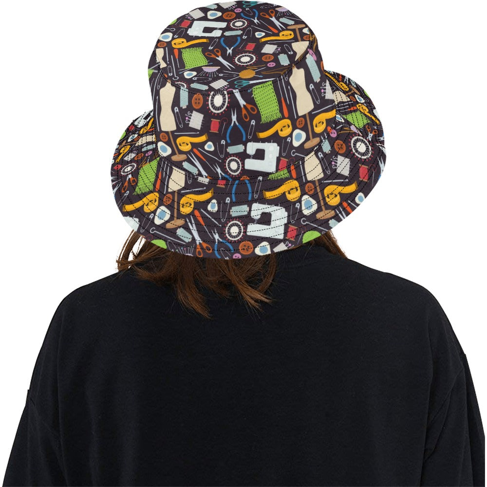 Sewing Equipment Print Design LKS308 Unisex Bucket Hat