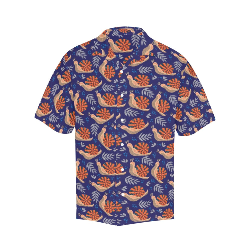 Snail Print Design LKS401 Men's Men's Hawaiian Shirt