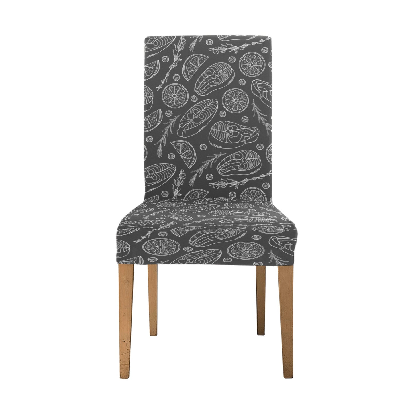 Steak Print Design LKS301 Dining Chair Slipcover