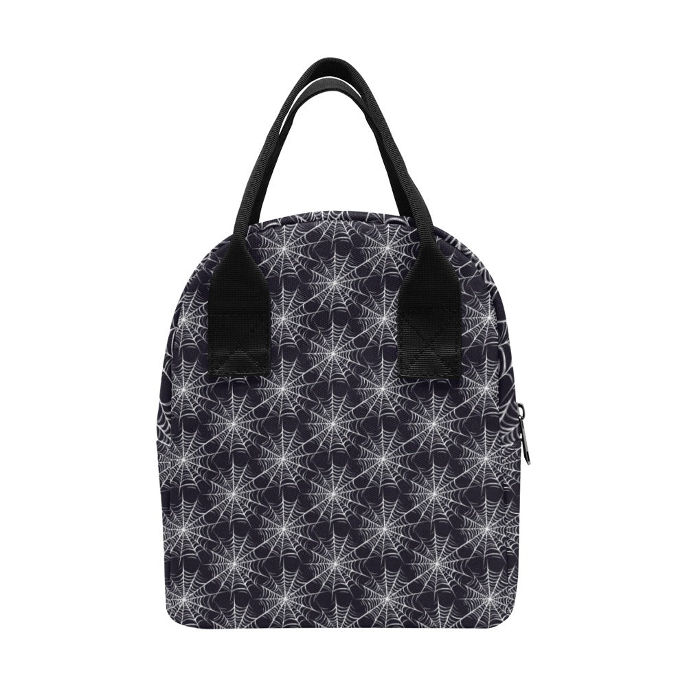 Spider Web Print Design LKS303 Insulated Lunch Bag
