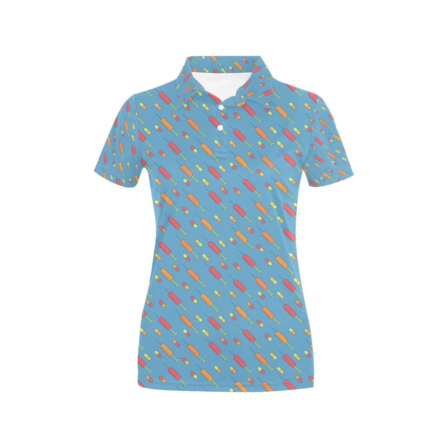 Phlebotomist Medical Pattern Women's Polo Shirt