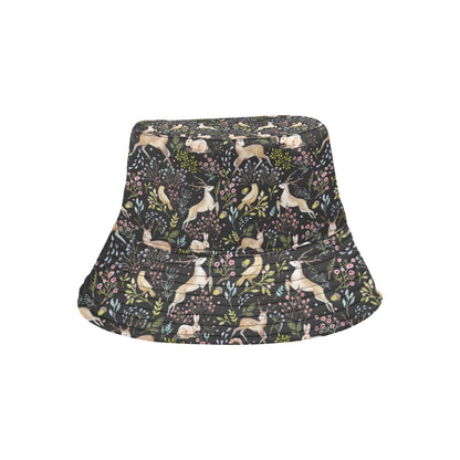 Deer Floral Jungle Unisex Bucket Hat
