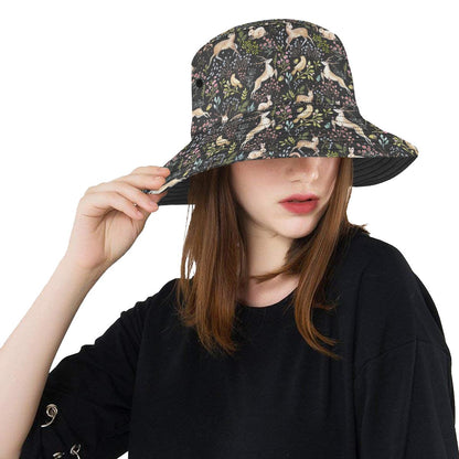 Deer Floral Jungle Unisex Bucket Hat