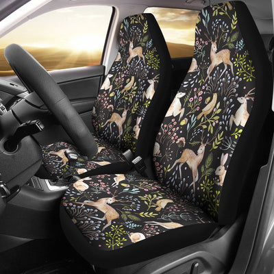 Deer Floral Jungle Universal Fit Car Seat Covers