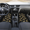 Deer Gold Pattern Car Floor Mats