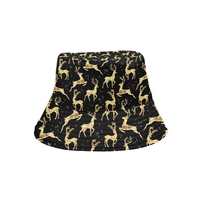Deer Gold Pattern Unisex Bucket Hat