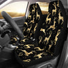 Deer Gold Pattern Universal Fit Car Seat Covers