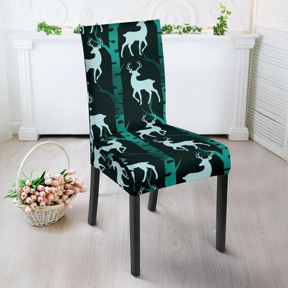 Deer Jungle Print Pattern Dinning Chair Slipper-JTAMIGO.COM