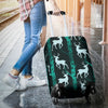 Deer Jungle Print Pattern Luggage Cover Protector