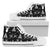 Deer Native Indian Print Pattern Women High Top Shoes