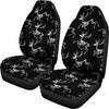 Deer Skeleton Print Pattern Universal Fit Car Seat Covers