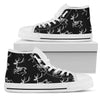 Deer Skeleton Print Pattern Women High Top Shoes