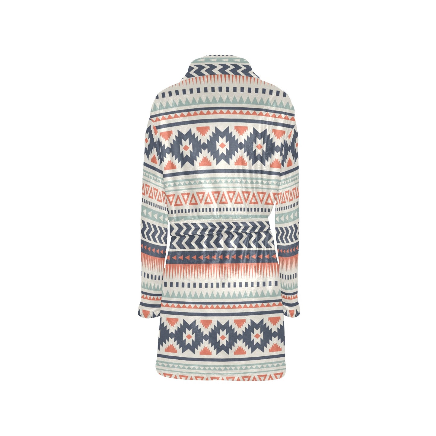 Tribal Aztec vintage pattern Women's Fleece Robe