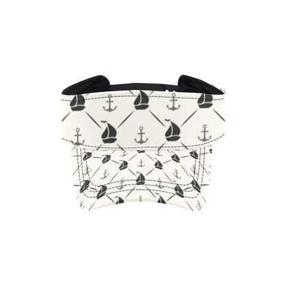 Sailboat Print Design LKS302 Unisex Sun Visor