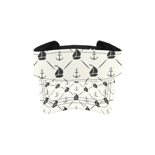 Sailboat Print Design LKS302 Unisex Sun Visor
