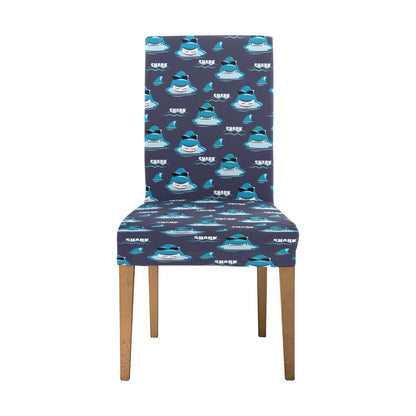Shark Print Design LKS309 Dining Chair Slipcover