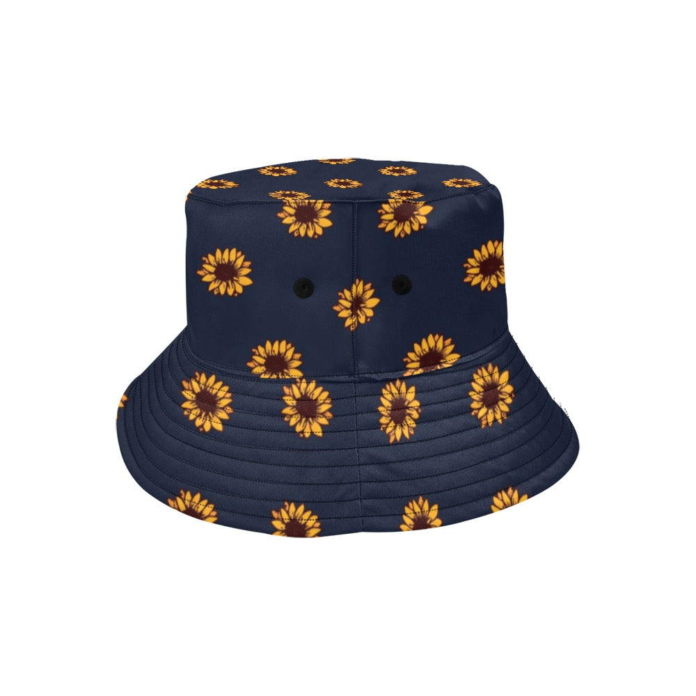 Sunflower Print Design LKS304 Unisex Bucket Hat