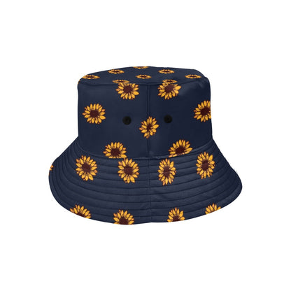 Sunflower Print Design LKS304 Unisex Bucket Hat