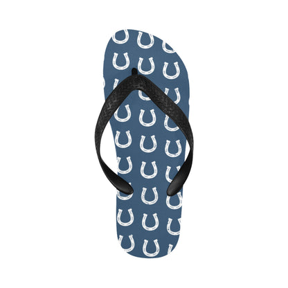 Horseshoe Print Design LKS301 Flip Flops