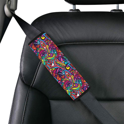 Trippy Print Design LKS302 Car Seat Belt Cover