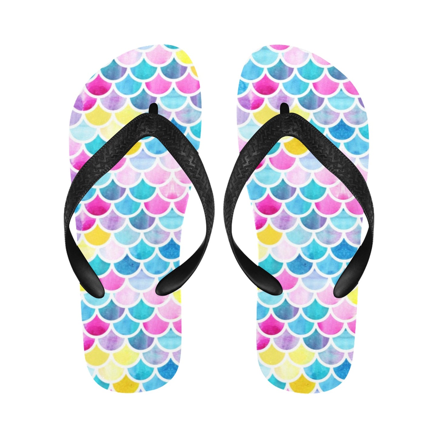 Scales Print Design LKS402 Flip Flops