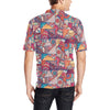 Patchwork Print Design LKS401 Men Polo Shirt