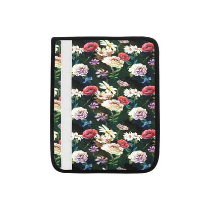 Summer Floral Print Design LKS303 Car Seat Belt Cover