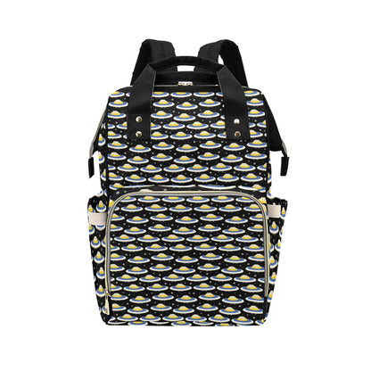 UFO Print Design LKS303 Diaper Bag Backpack