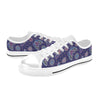 Butterfly Print Design LKS303 Women's White Low Top Shoes